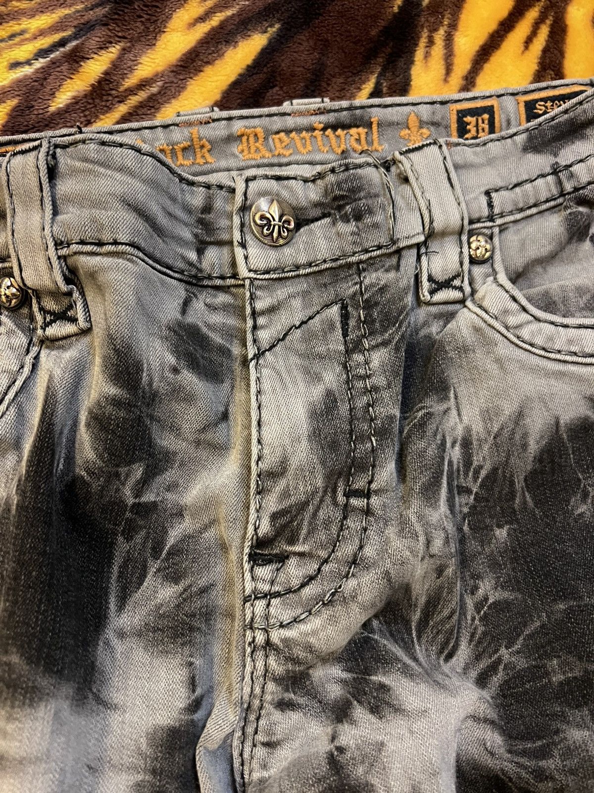 Japanese Brand × Rock Revival Rock Revival Steven Straight Size 38 Jeans Size US 38 / EU 54 - 14 Thumbnail