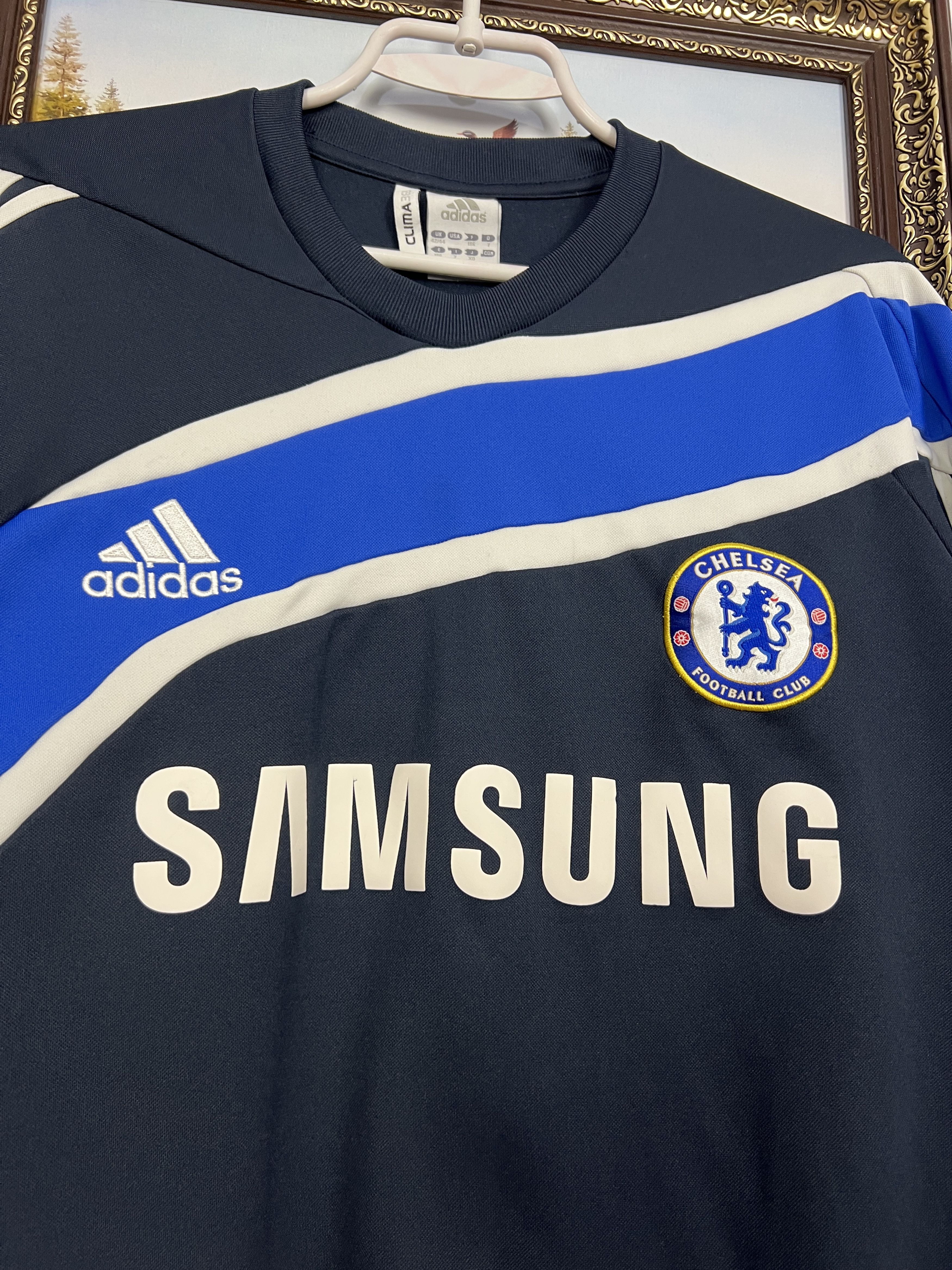Adidas Chelsea Football Sweatshirt Soccer Crewneck Track Top Size US L / EU 52-54 / 3 - 3 Thumbnail