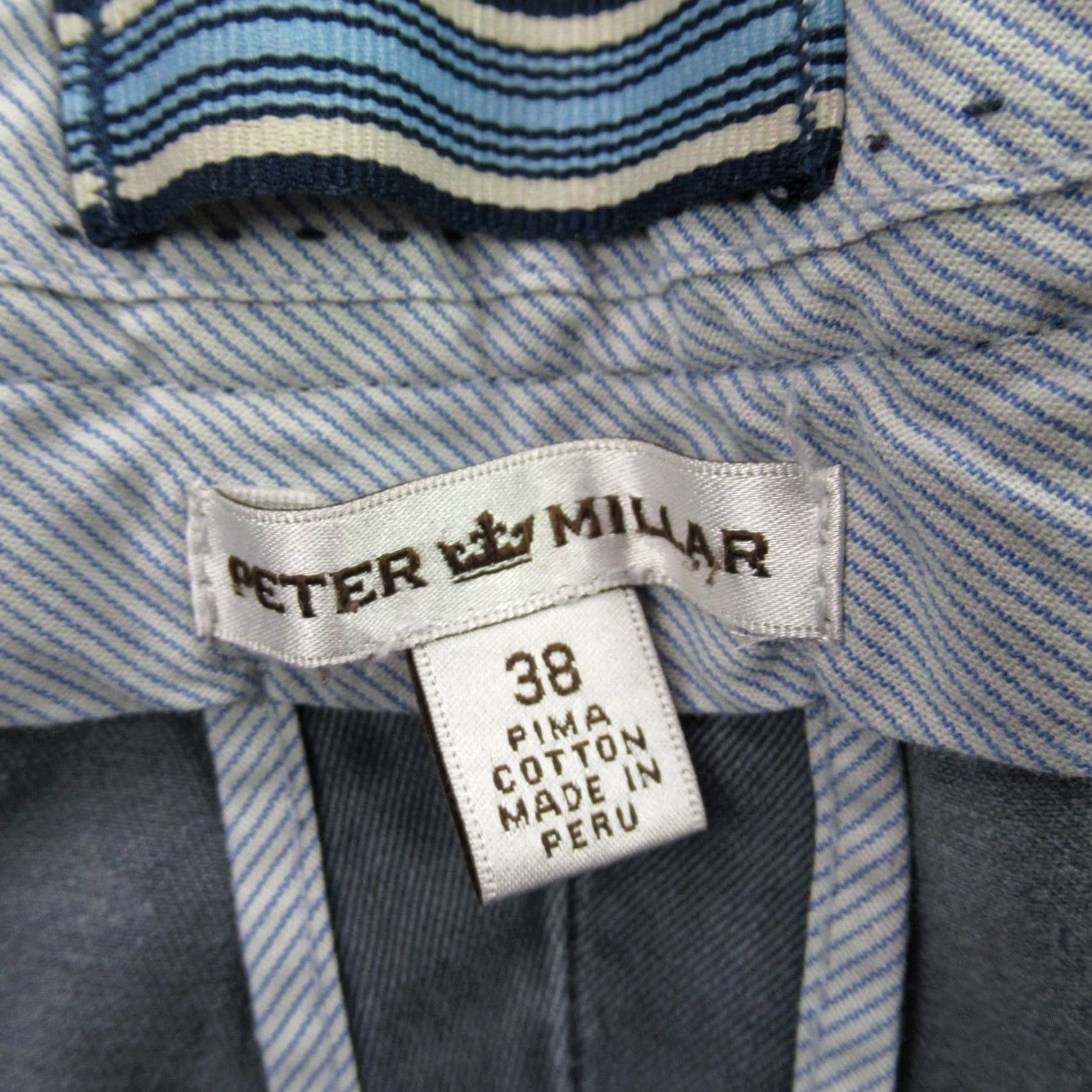 Peter Millar Peter Millar Shorts Mens 38 Chino Golf Lightweight Outdoor Pockets Button Size US 38 / EU 54 - 3 Thumbnail