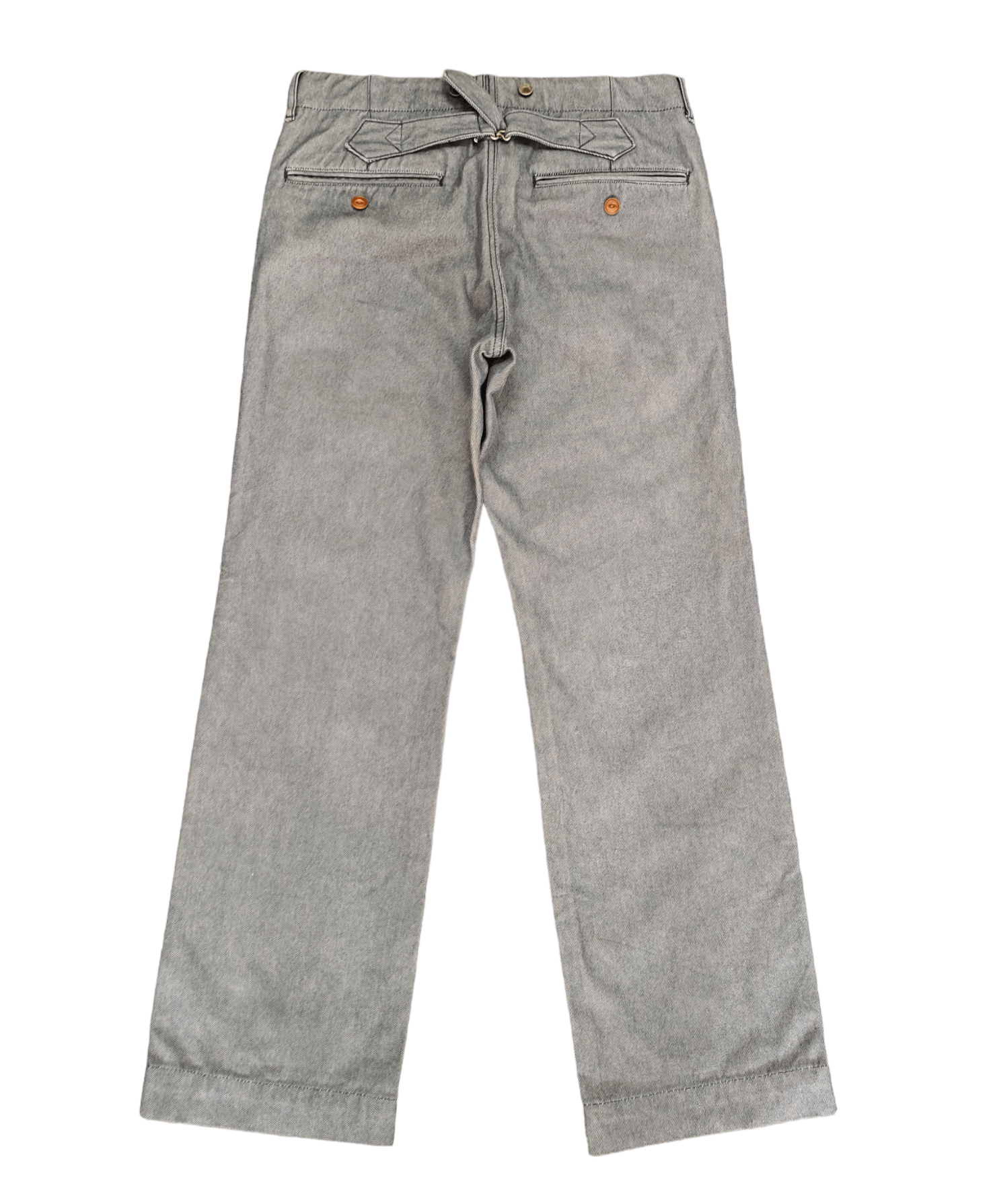 Japanese Brand Vintage Navy Buckle Back Denim Pants Inspired Wwii Size US 30 / EU 46 - 1 Thumbnail