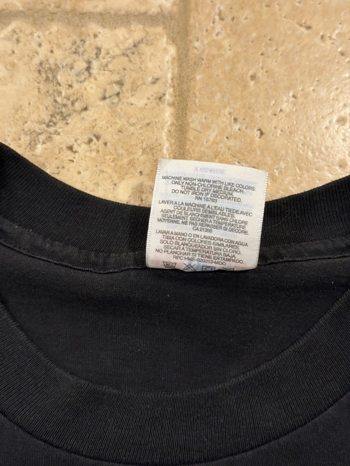 Vintage Vintage “Wise Men Still Seek Him” 1992 Black Faded T-Shirt Size US XL / EU 56 / 4 - 7 Thumbnail