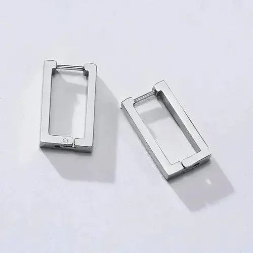 Japanese Brand Men's cool rectangular earrings Size ONE SIZE - 4 Thumbnail