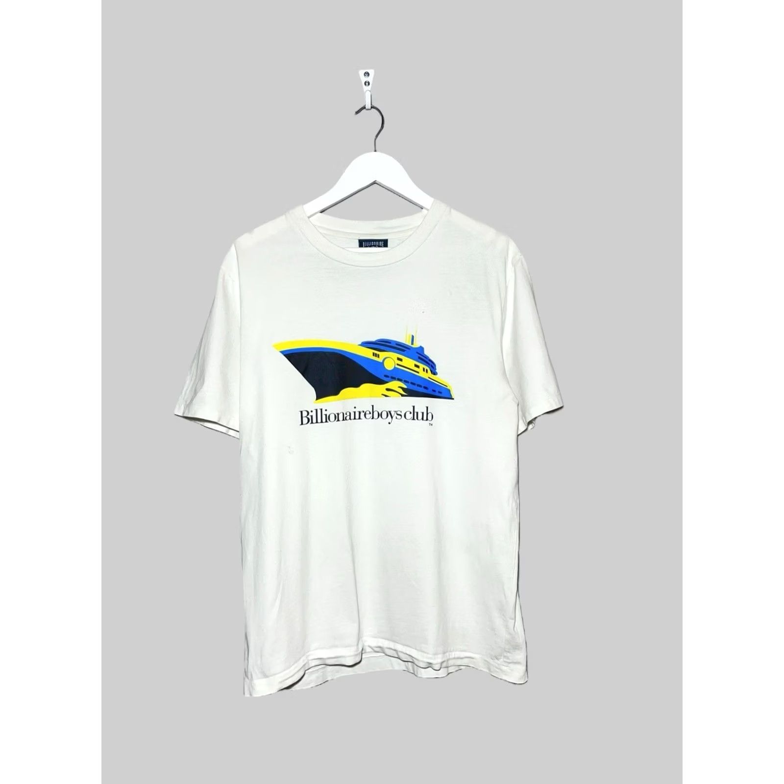 Billionaire Boys Club Billionaire Boys Club T-Shirt White M Mens Short Sleeve Crew Neck Yacht Graphic Cotton Hip Hop Space Designer BBC Size US M / EU 48-50 / 2 - 2 Thumbnail
