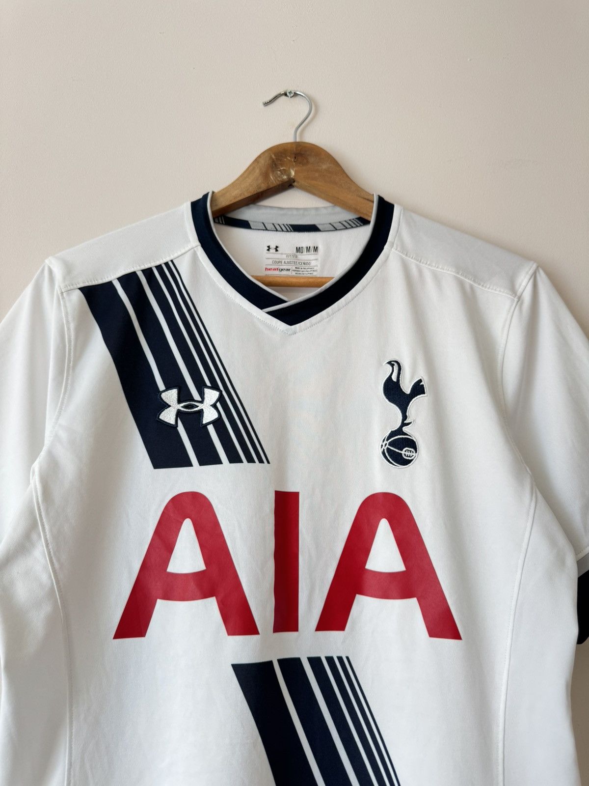 Under Armour Tottenham Hotspur 2015-2016 Home Soccer Jersey Football Kit Size US M / EU 48-50 / 2 - 5 Thumbnail