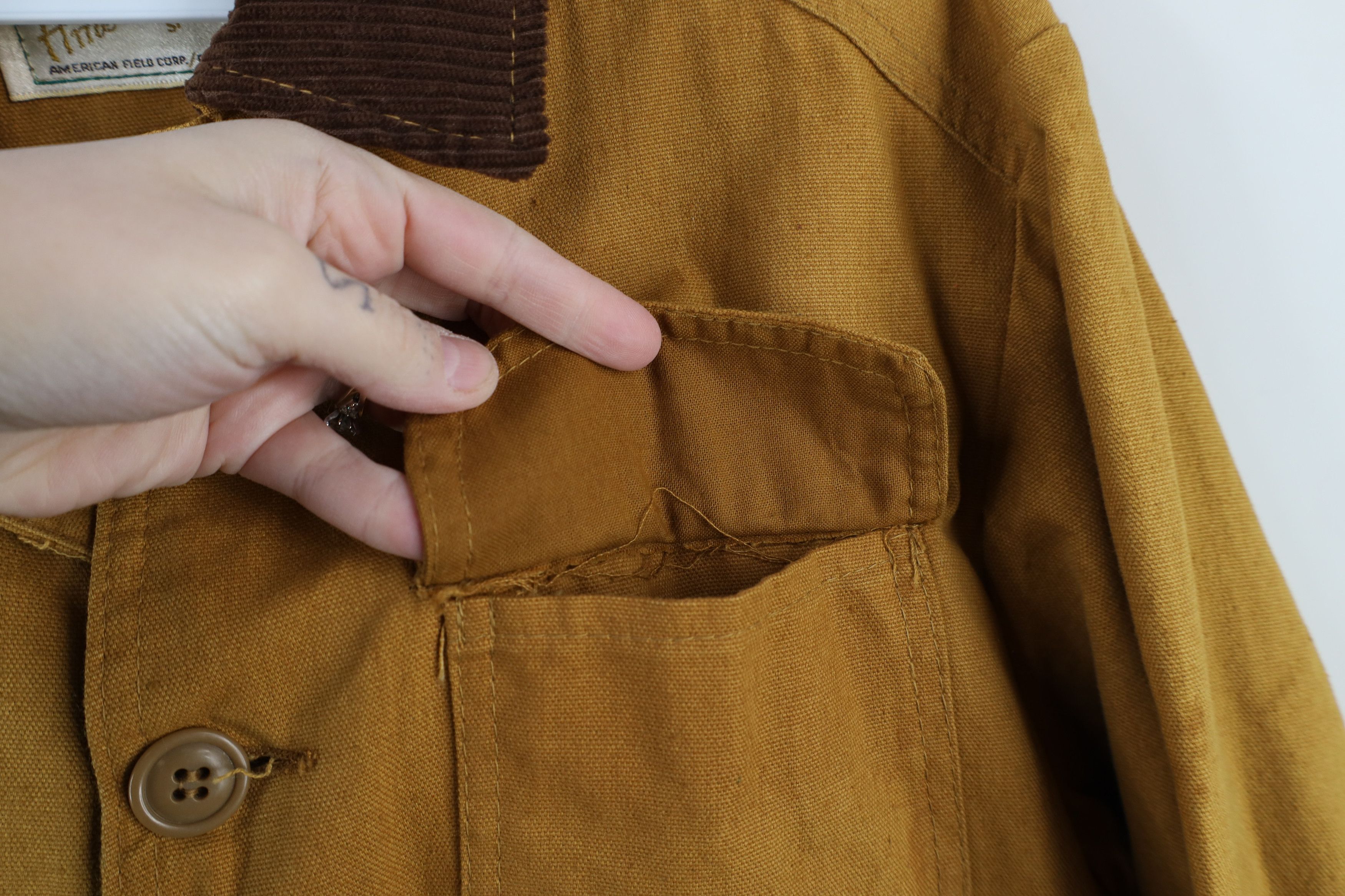 Vintage Vintage 60s Streetwear Corduroy Hunting Birding Jacket USA Size US M / EU 48-50 / 2 - 6 Thumbnail