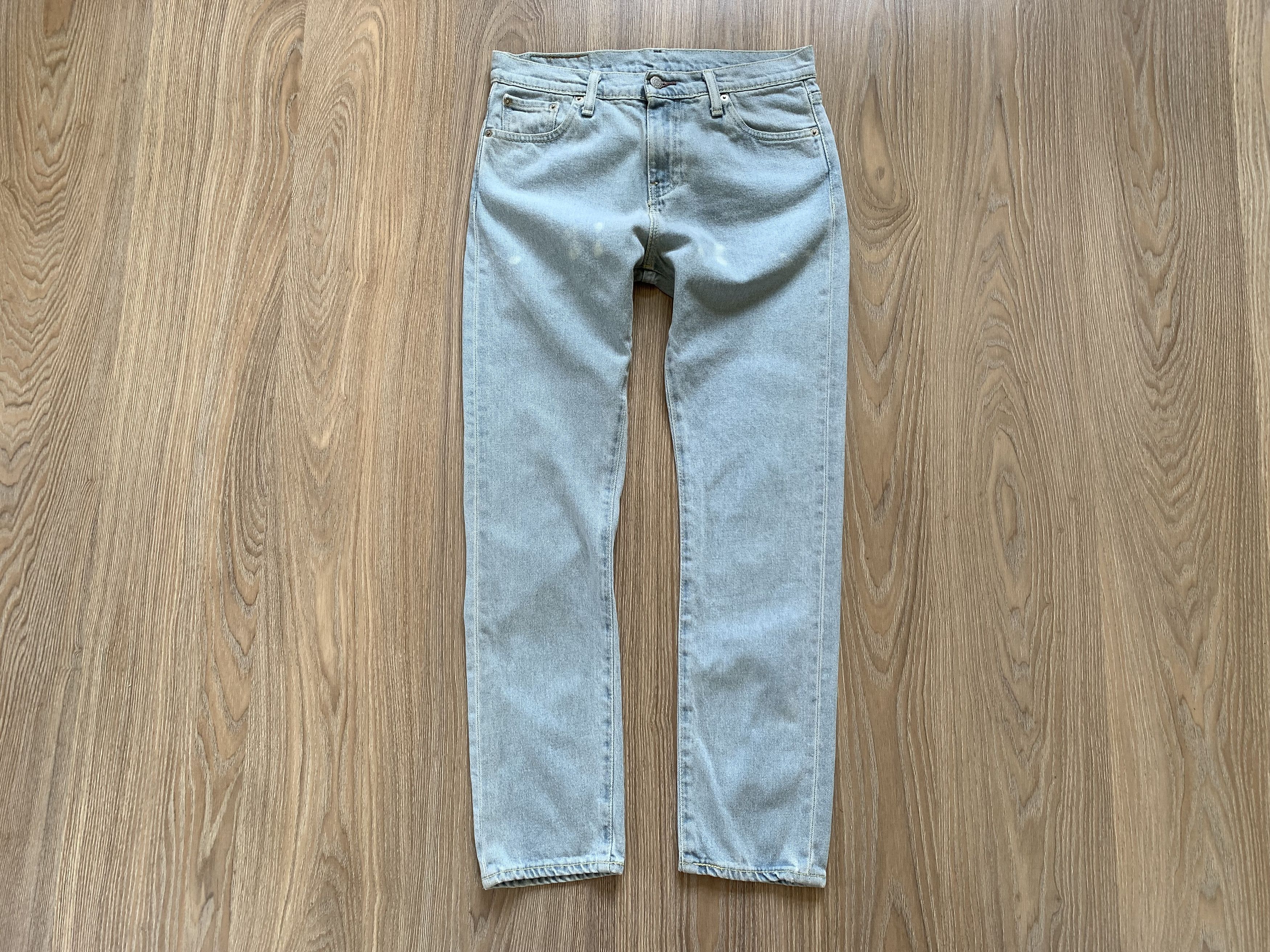 Levi's × Vintage Levis 510 Vintage Light Blue Denim Jeans Size US 30 / EU 46 - 2 Thumbnail