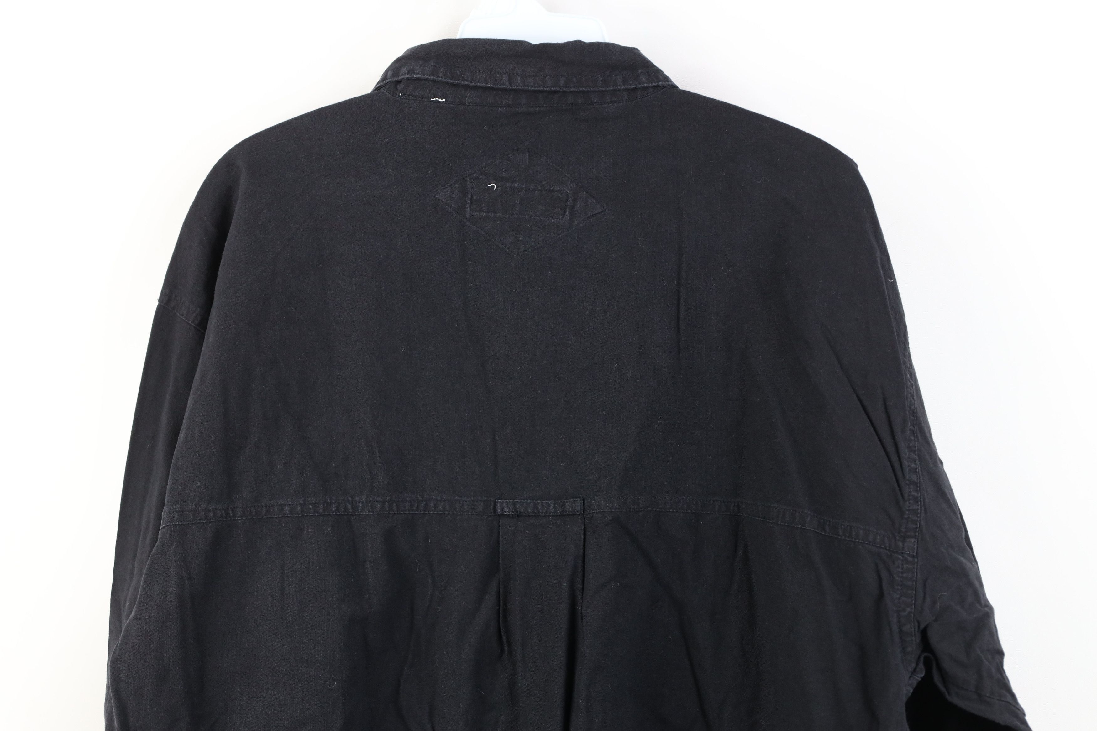 Vintage Vintage 90s Streetwear Big Pocket Collared Button Shirt Size US M / EU 48-50 / 2 - 14 Thumbnail