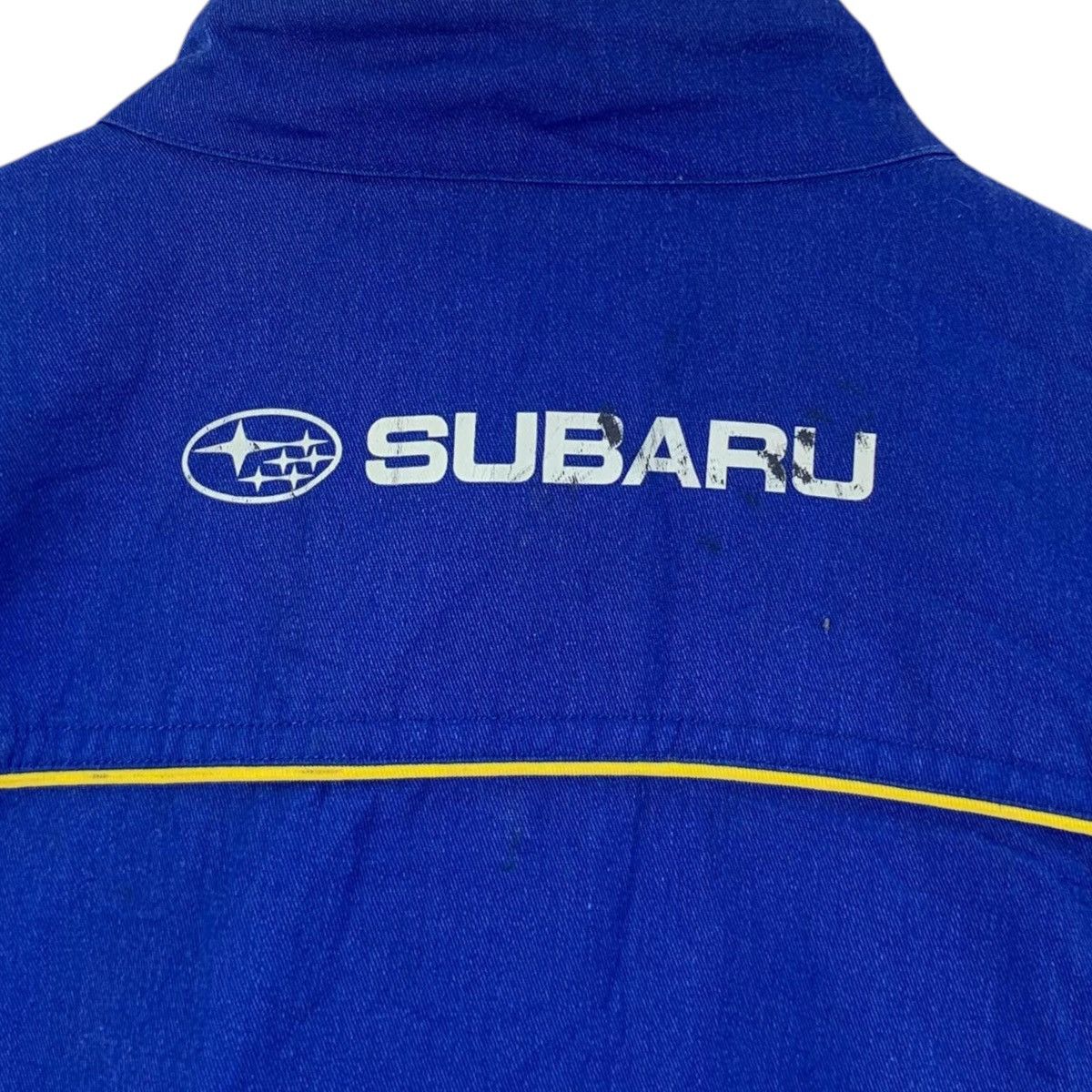 Vintage Vintage SUBARU Racing Blue Overall Coverall Worker Mechanic Size US 26 / EU 42 - 4 Thumbnail