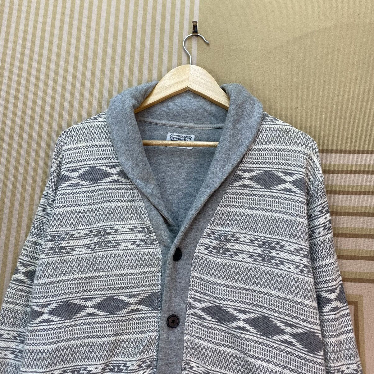 Native 🫶 Stooge & Co style Geometric Patterned Cardigan Size US M / EU 48-50 / 2 - 4 Thumbnail
