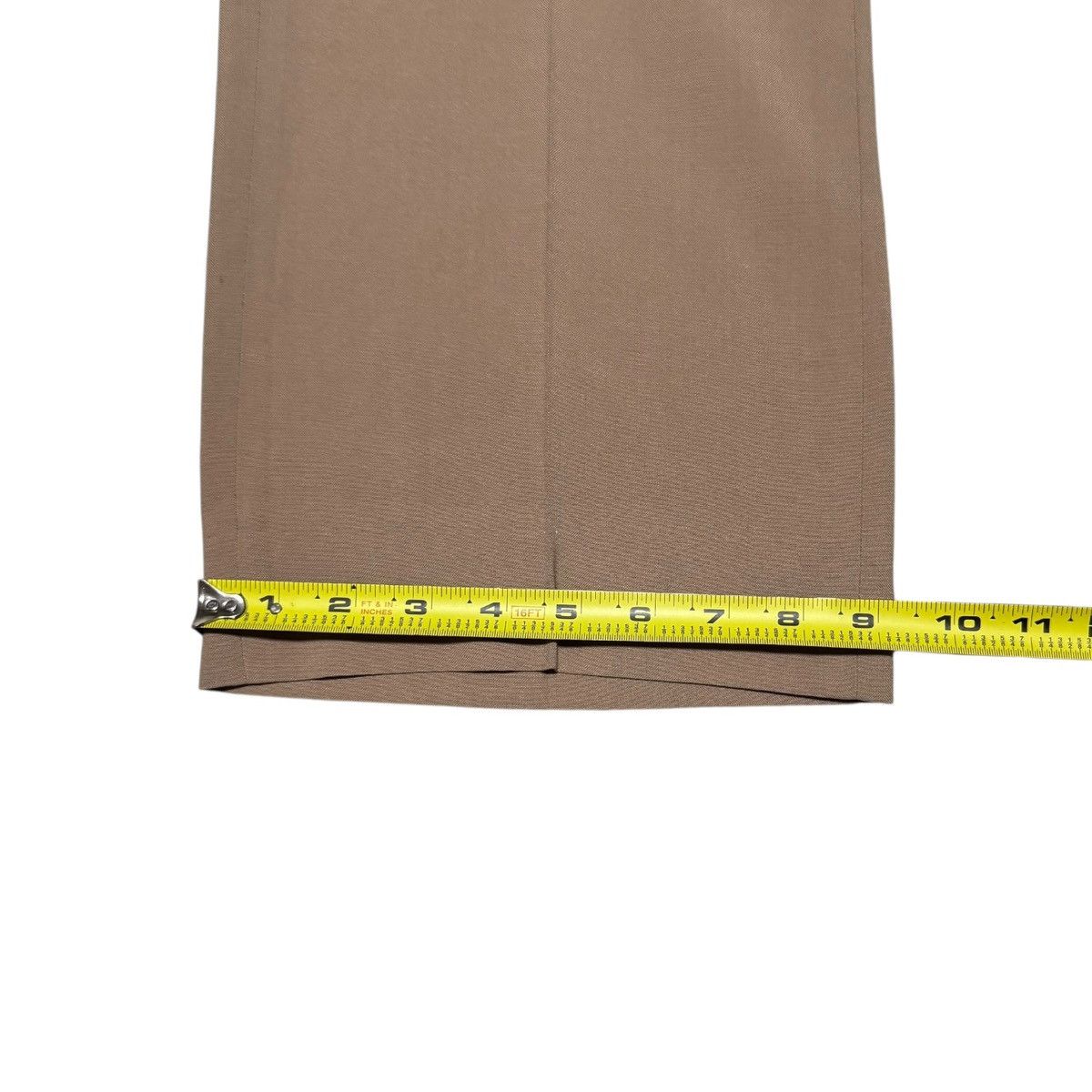 Vintage Vintage 60s 70s Talon Zipper Pleated Khaki/Tan Pants Size US 29 - 8 Thumbnail