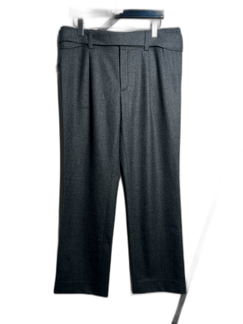 Saint Laurent Wool WideLeg Pants with Belts-2506