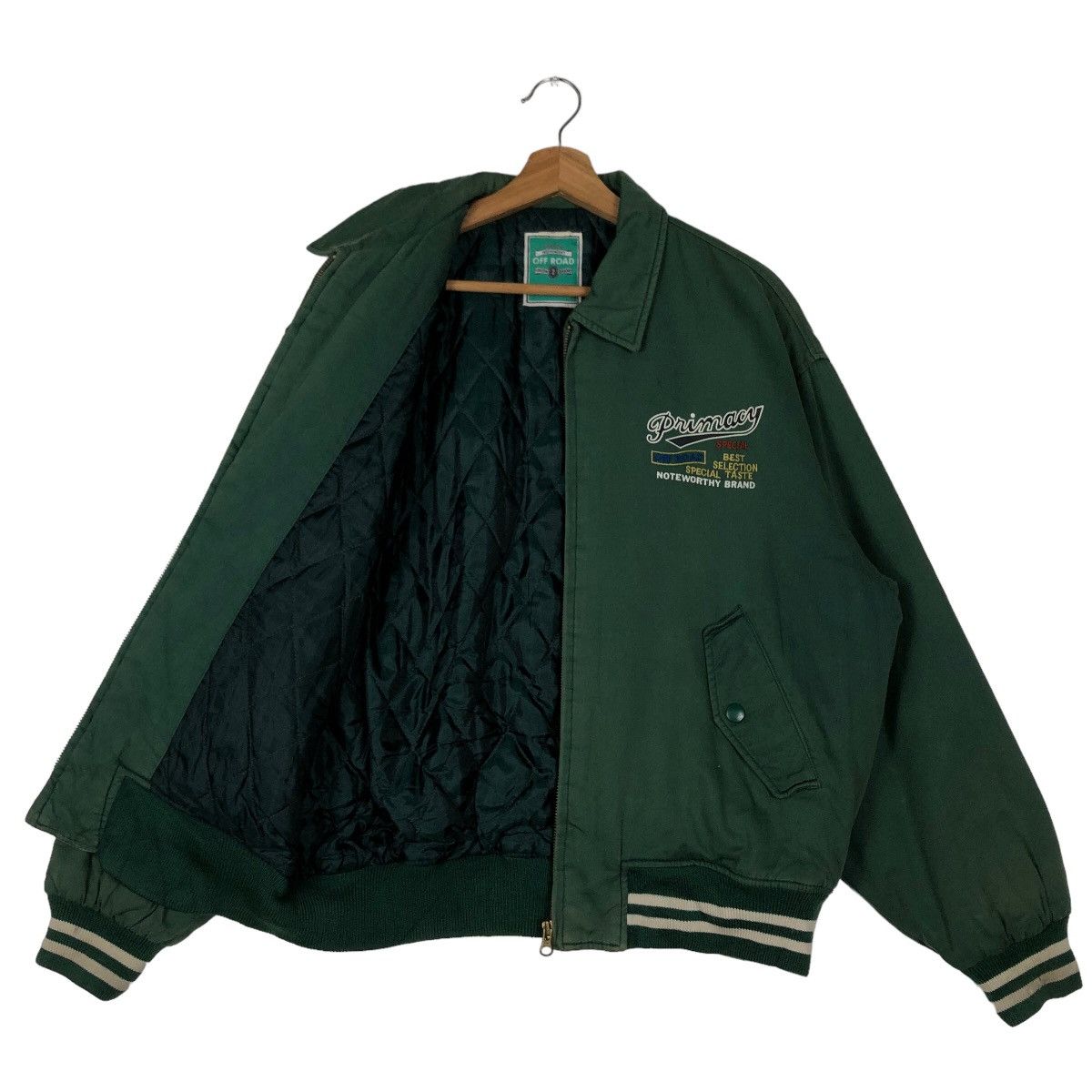 Hysteric Glamour 🔥90’s Vintage Bomber Jacket Offroad Japan Big Logo SpellOut Size US M / EU 48-50 / 2 - 9 Thumbnail