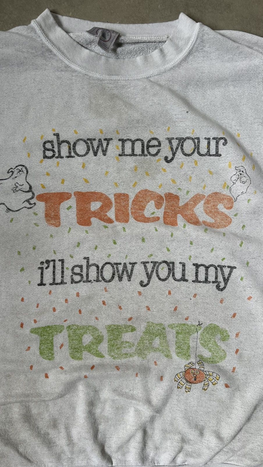 Vintage VINTAGE ART SHOW ME YOUR TRICKS SWEATSHIRT Size US XXL / EU 58 / 5 - 2 Thumbnail
