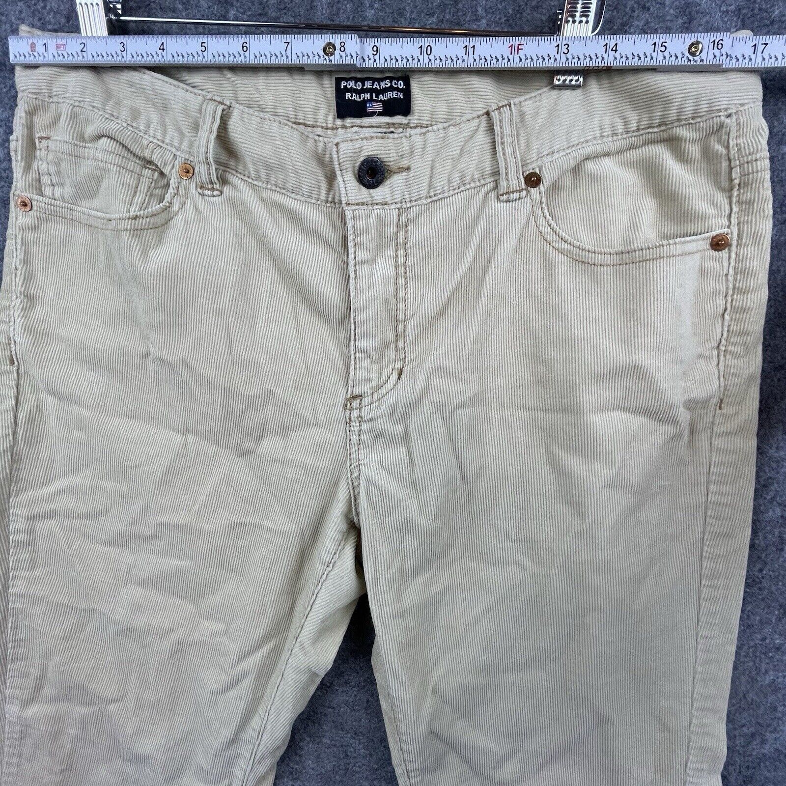 Polo Ralph Lauren Polo Jeans Co Ralph Lauren Corduroy Pants Womens 12 Boot Size 34" / US 12 / IT 48 - 8 Thumbnail