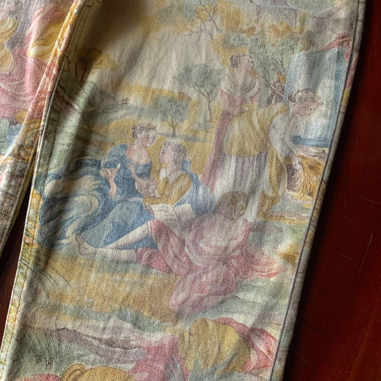 Roberto Cavalli Vintage 1990’s Roberto Cavalli Renaissance Denim Jeans Pants Size US 32 / EU 48 - 7 Thumbnail