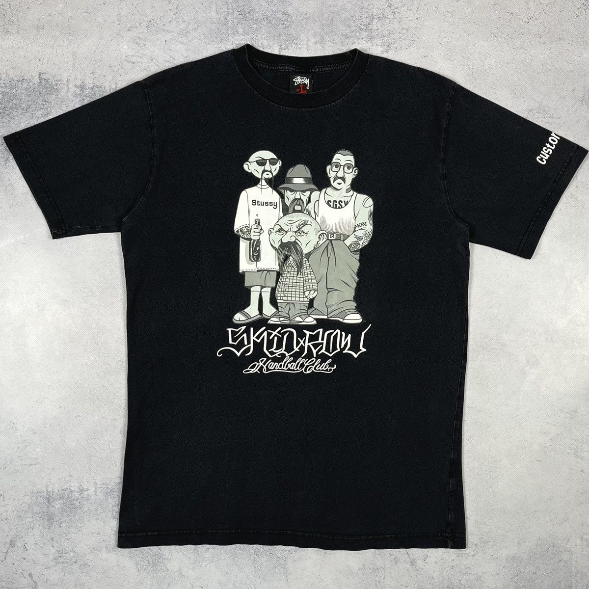 Stussy Vintage Stussy x Mr. Cartoon Custonase Tattoo T Shirt 2000’s Size US L / EU 52-54 / 3 - 2 Thumbnail