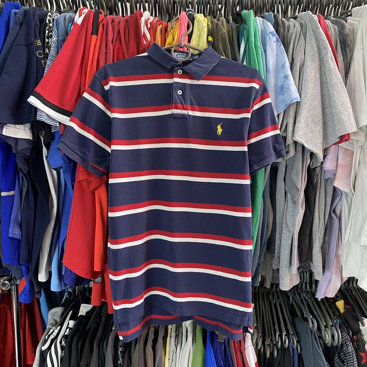 Polo Ralph Lauren Vintage Polo Ralph Lauren Small Logo striped y2k polo Size US M / EU 48-50 / 2 - 1 Thumbnail