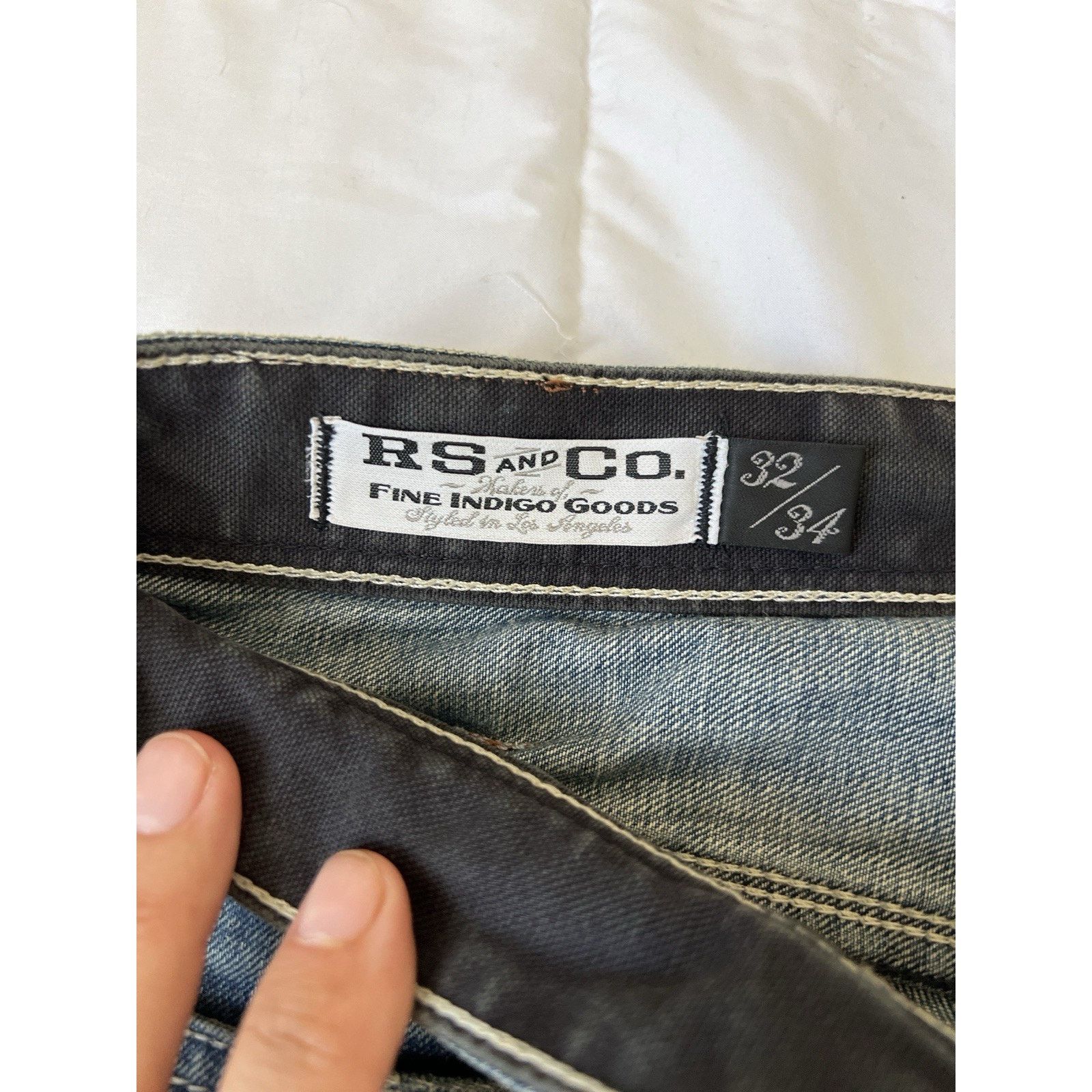 Rising Sun & Co. RS And CO Jeans Wide Leg Size 32 NWT Shane boot fit indigo Size US 32 / EU 48 - 4 Thumbnail