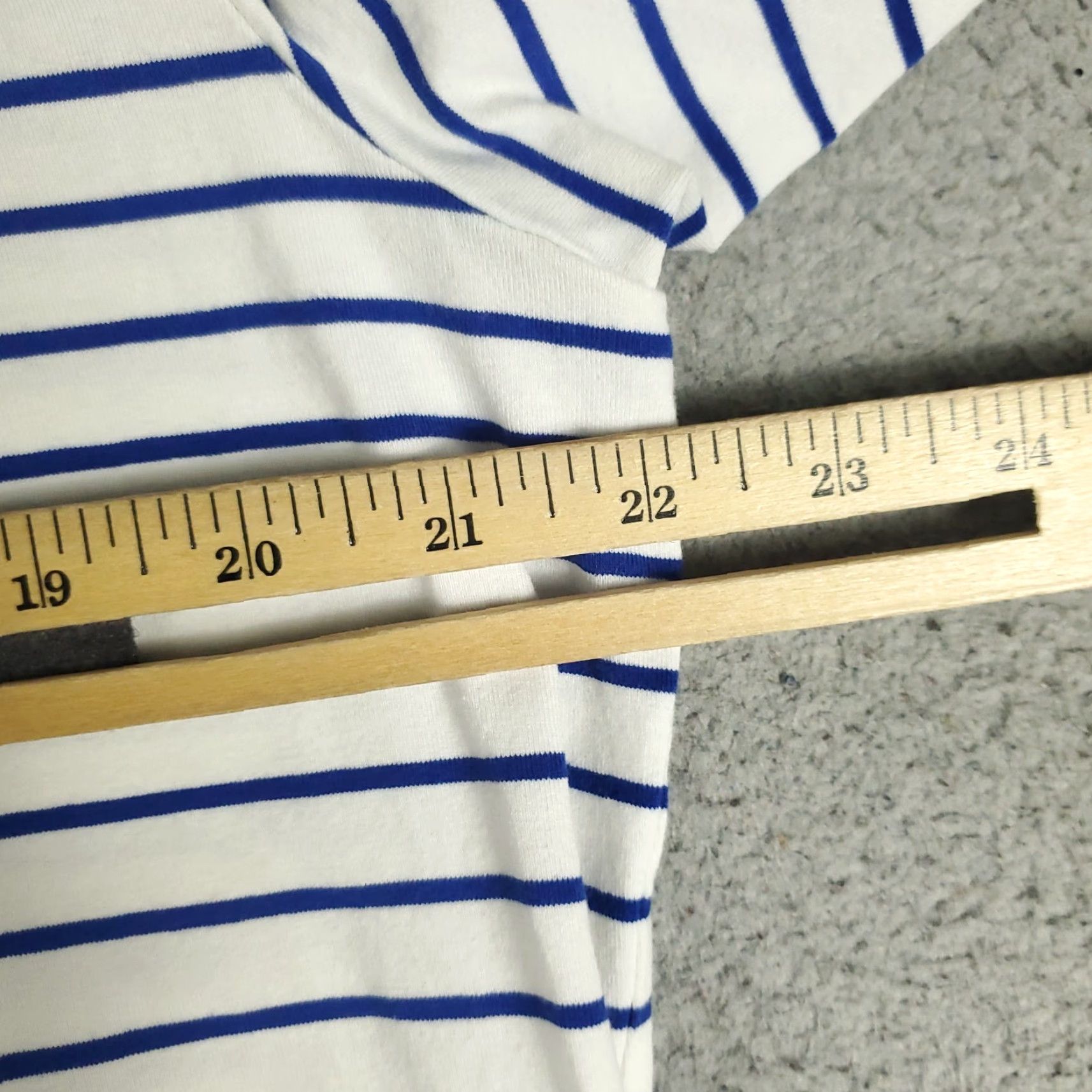 Ralph Lauren Ralph Lauren Polo Shirt Mens Large White Blue Striped Short Sleeve Activewear Size US L / EU 52-54 / 3 - 7 Thumbnail