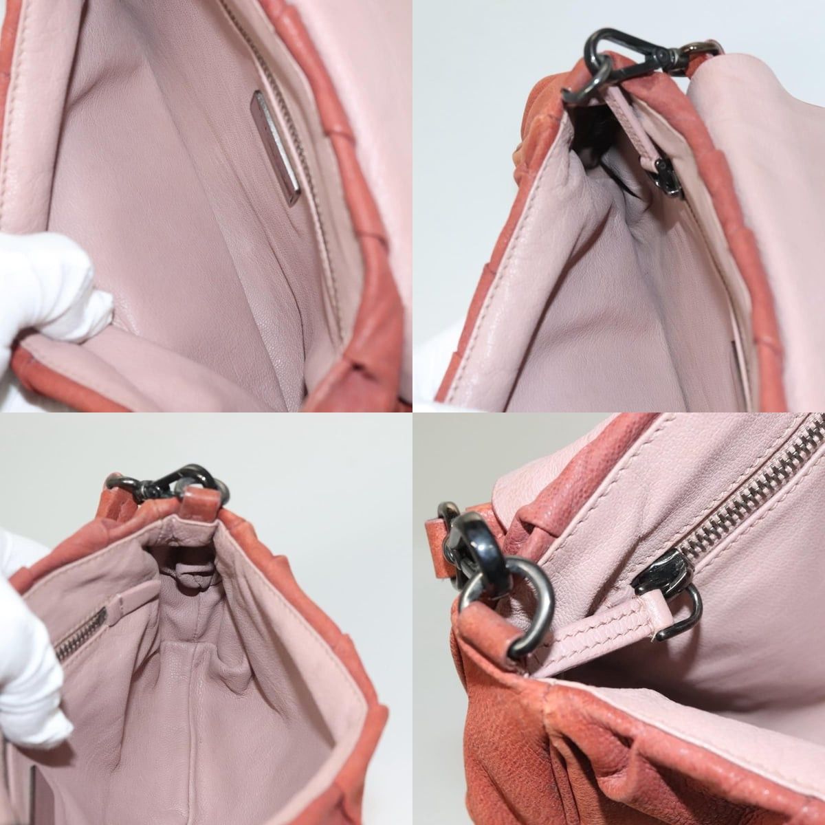 Prada PRADA Shoulder Bag Leather Red Size ONE SIZE - 12 Thumbnail