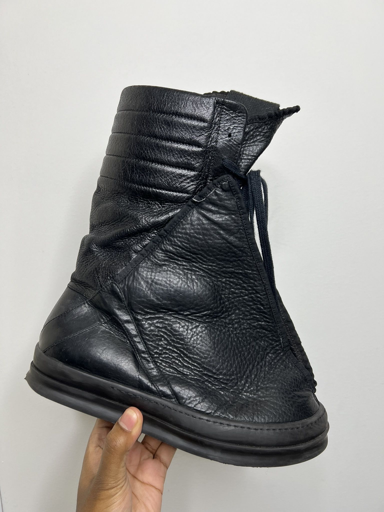 靴 Rick owens turbo dank leather 41 Rick owens turbo dank leather 41