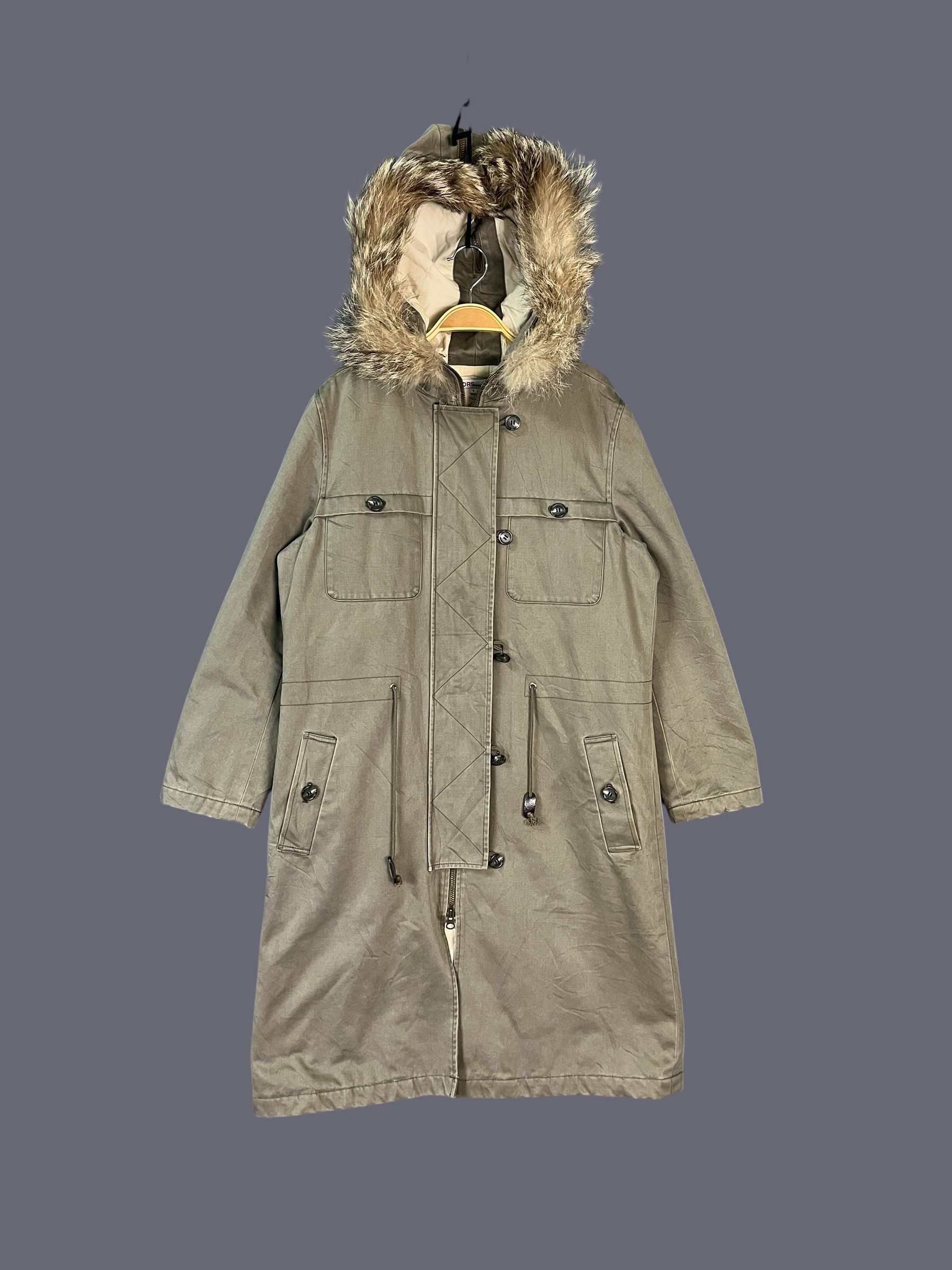 Michael Kors Kors by Michael Kors Long Coat Coyote Fur Hooded Jacket Size S / US 4 / IT 40 - 1 Thumbnail