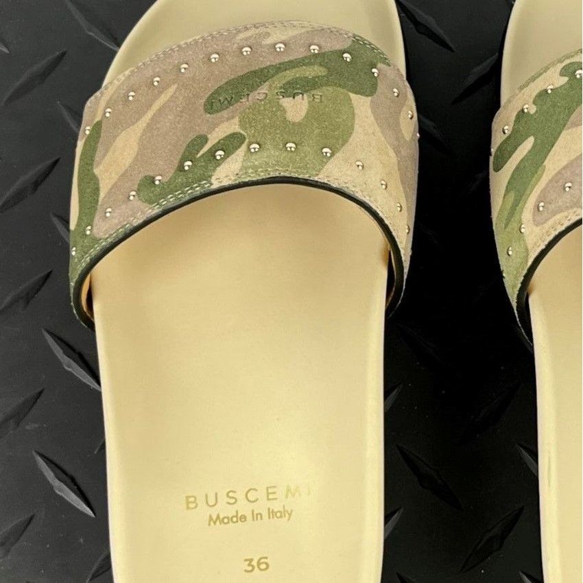 Buscemi Buscemi Slide Camou Suede Sandals US 6 EU 36 Size US 6 / IT 36 - 6 Thumbnail