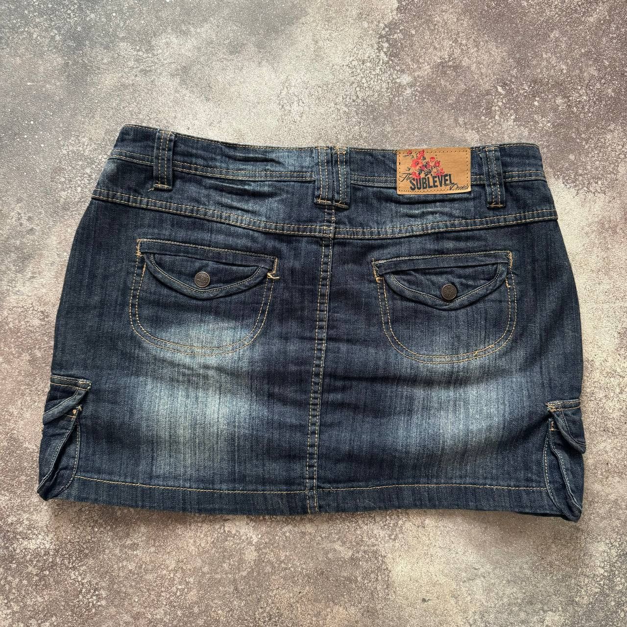 Hysteric Glamour × Japanese Brand Y2K Super Sexy Washed Denim Mini Skirt Size 32" / US 10 / IT 46 - 5 Thumbnail