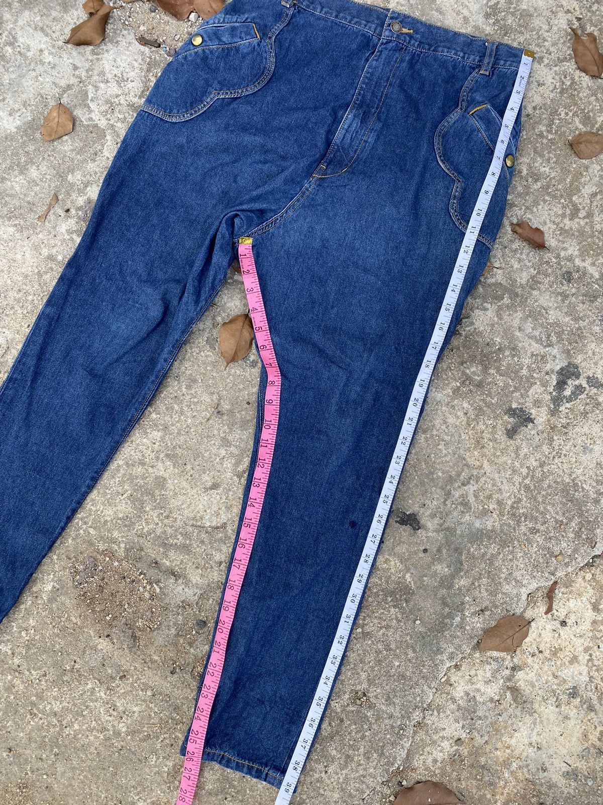 mercibeaucoup 🔥 Very Rare 🔥 Vintage Mercibeaucoup Denim Pant Issey Miyake Size US 31 - 15 Thumbnail