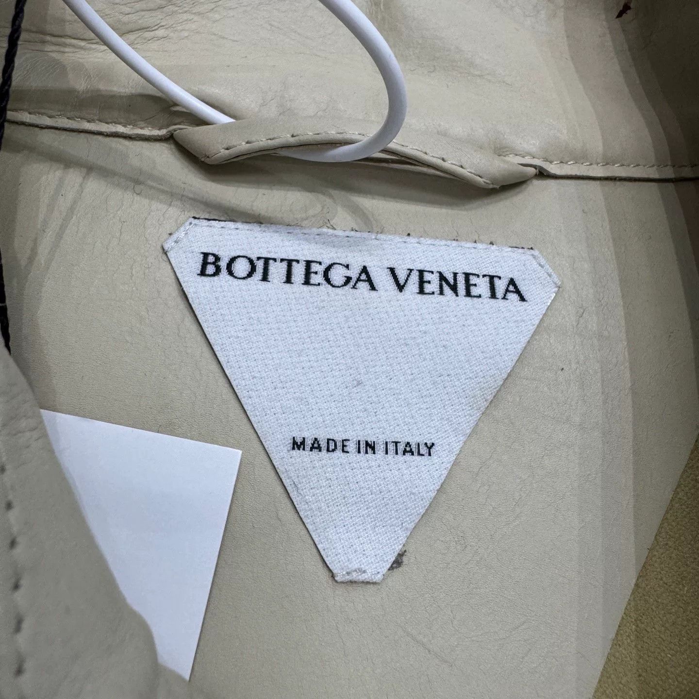 Bottega Veneta bottega veneta cream leather jacket. Size US M / EU 48-50 / 2 - 3 Thumbnail