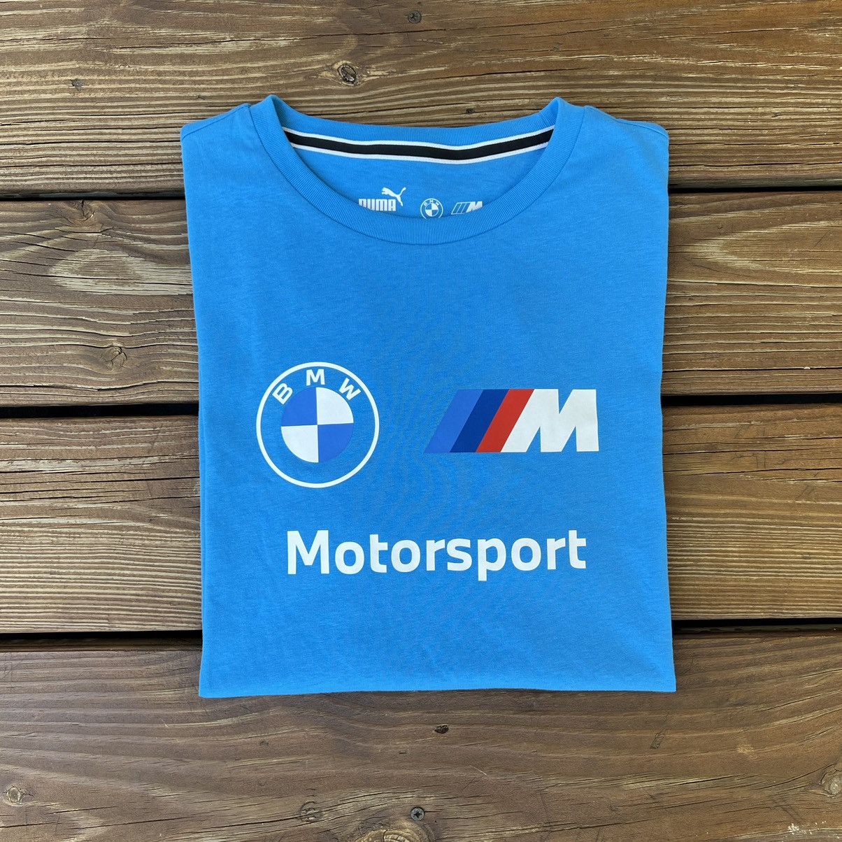 Puma 2022 BMW M3 Motorsport Racing Blue Puma Sportswear Tshirt Grailed