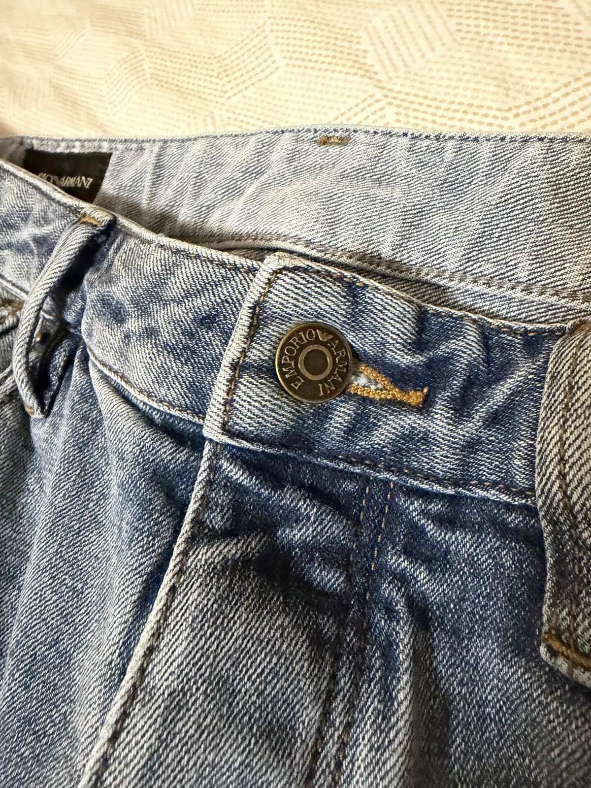 Emporio Armani Emporio Armani Blue Pocket Jeans Size 31 Size US 31 - 5 Thumbnail