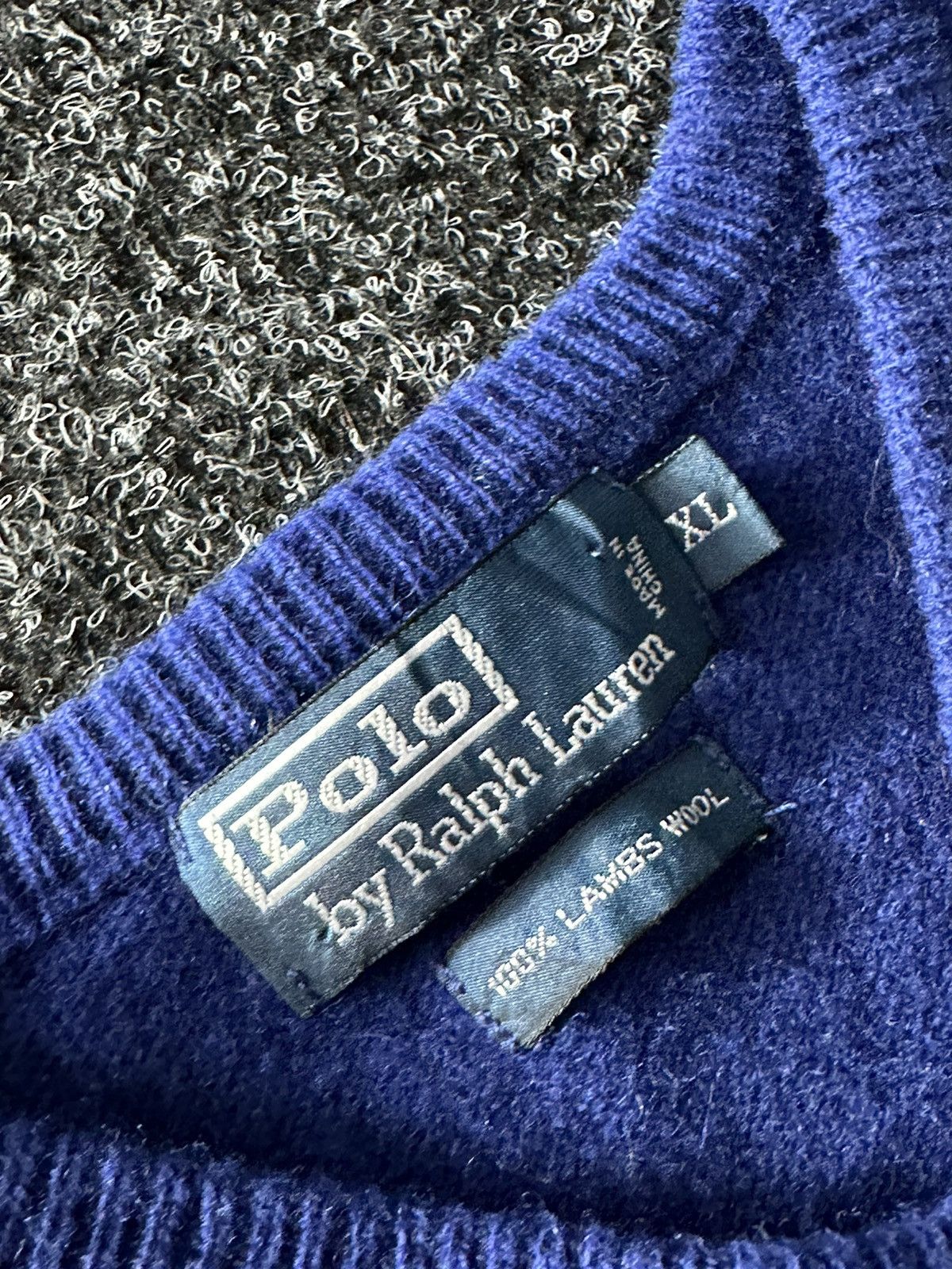Polo Ralph Lauren × Ralph Lauren × Vintage 🚨VTG 90s Polo Ralph Lauren 100% Wool Knit Sweater RARE Size US L / EU 52-54 / 3 - 5 Thumbnail