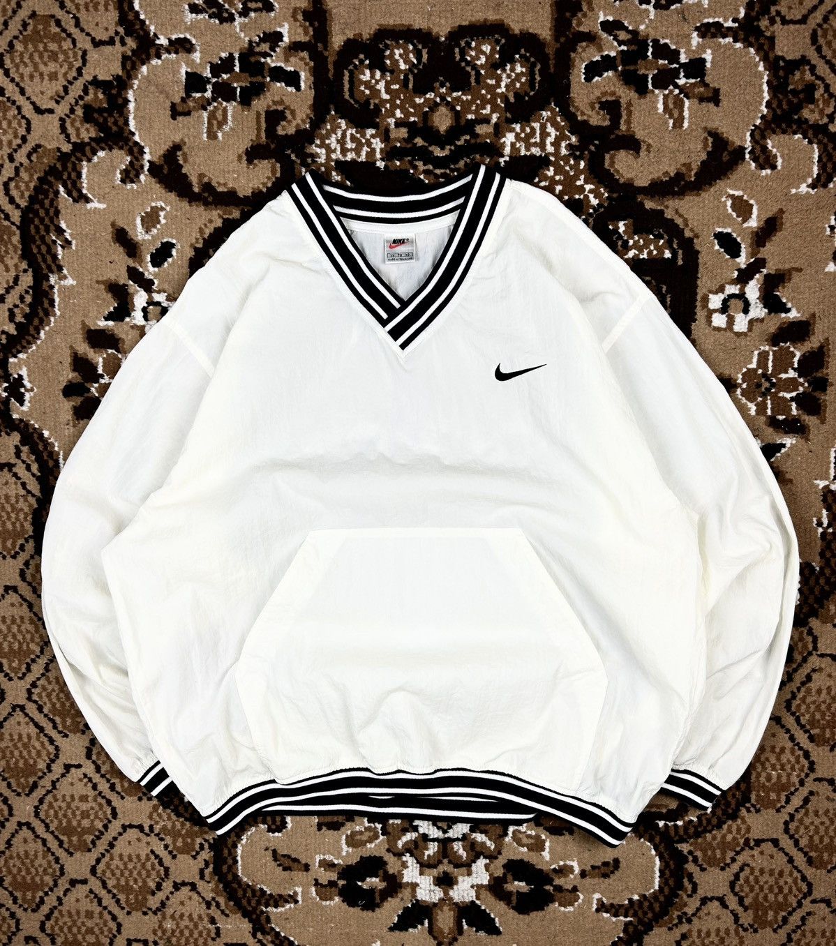 Nike × Vintage Vintage 90's Nike Nylon Jacket Archive Jersey Y2k Size US XL / EU 56 / 4 - 1 Thumbnail
