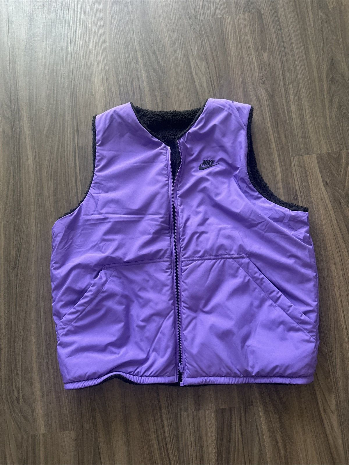 Nike Nike Men’s 2-in-1 Reversible Vest Black Purple (Fits XL) Size US L / EU 52-54 / 3 - 2 Thumbnail