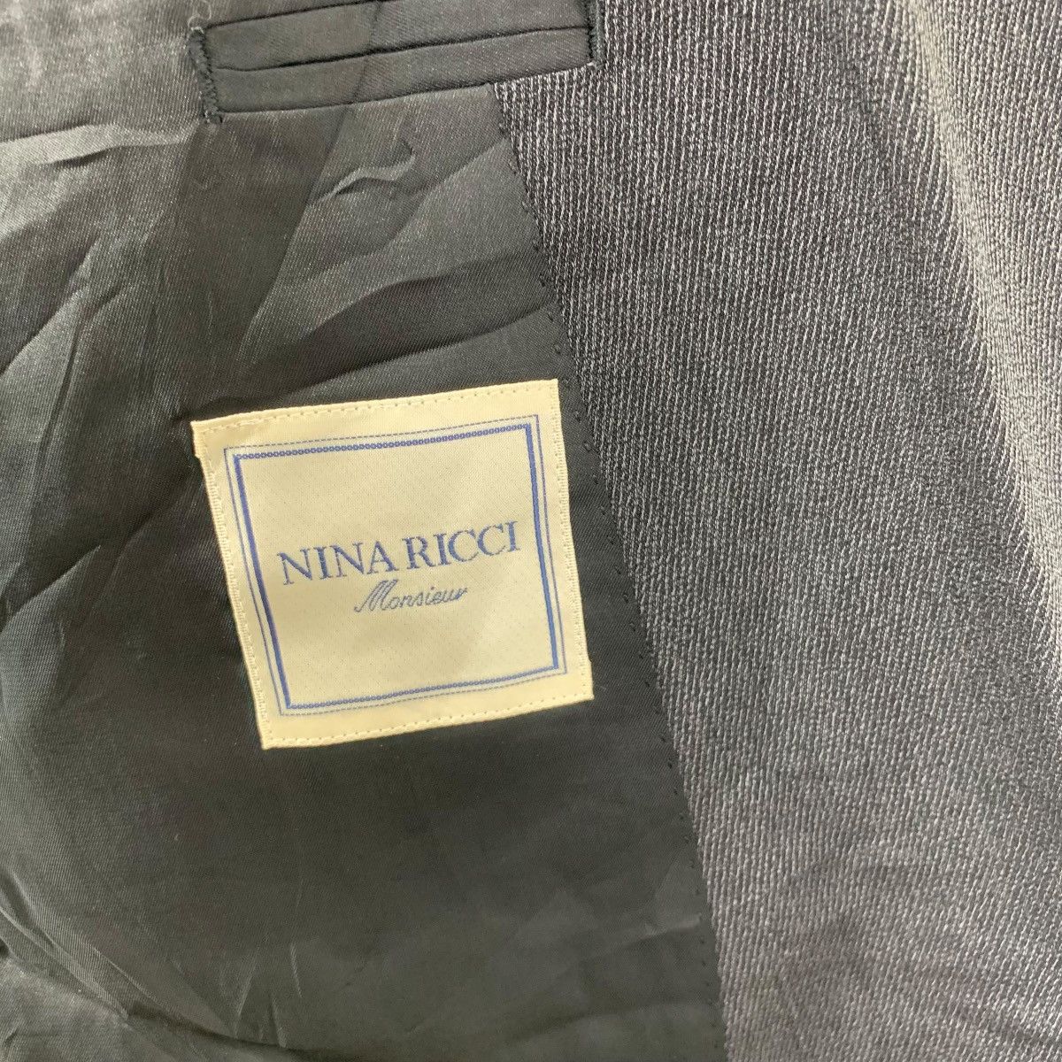 Nina Ricci Vintage NINA RICCI MONSIEUR Double Breasted Blazer Jacket Size M / US 6-8 / IT 42-44 - 11 Thumbnail