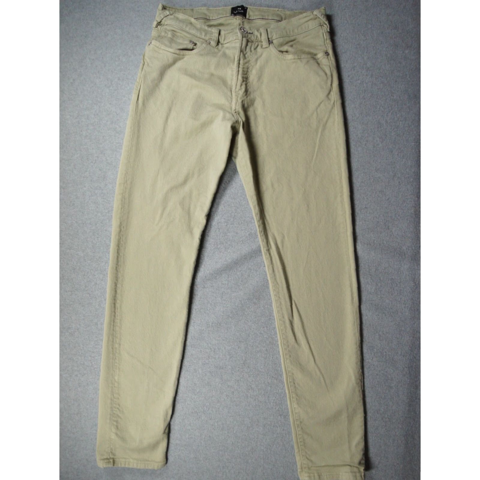 Paul Smith Paul Smith Jeans Mens 30x32 Green Denim Tapered Fit Stretch Casual Adult Pants Size US 30 / EU 46 - 2 Thumbnail