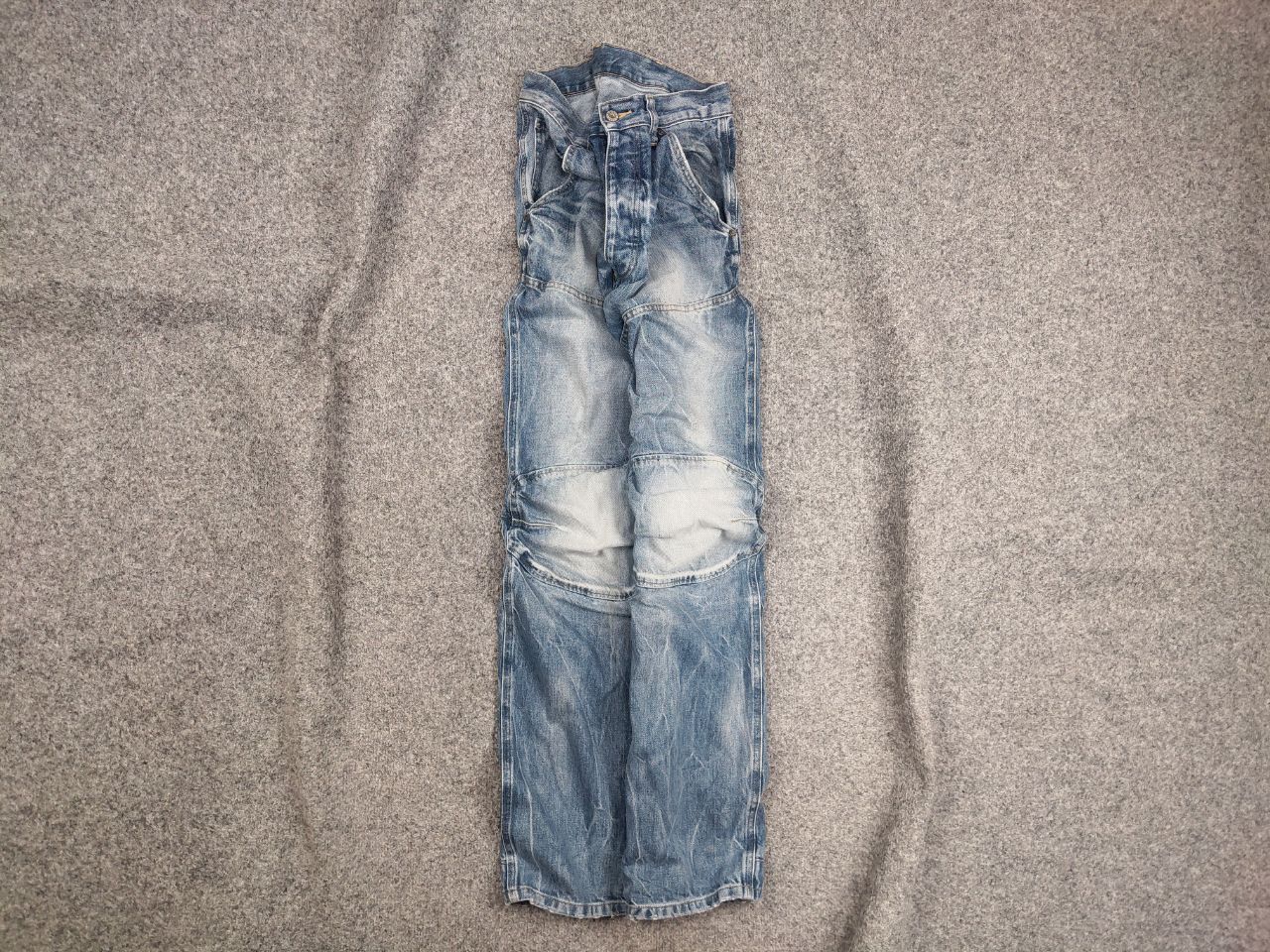 G-Star Vintage G Star Raw 3D Loose Double Knee Faded Denim Jeans Size US 33 - 1 Thumbnail