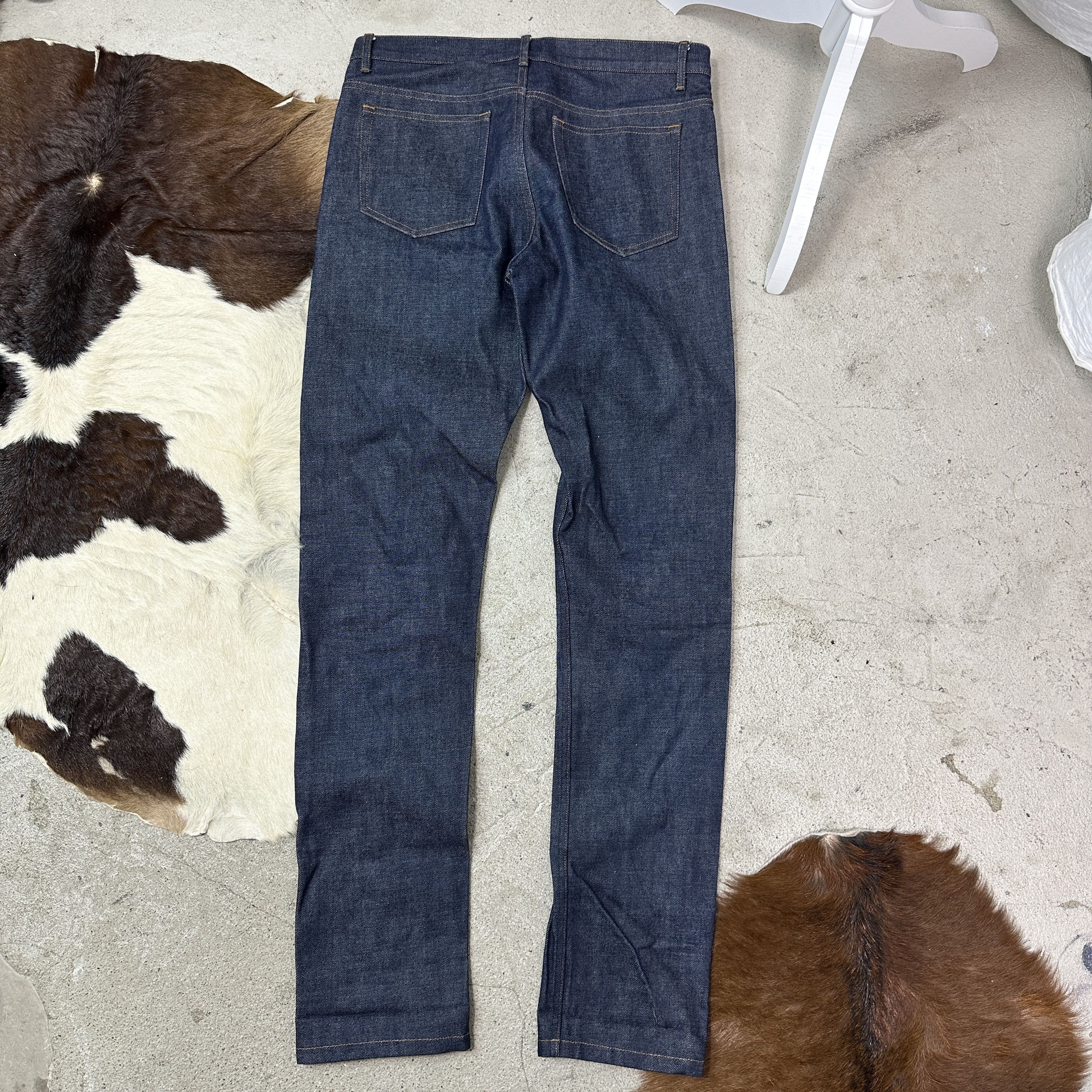 A.P.C. Vintage Denim Streetwear A.P.C. Selvegde Jeans Y2K Size 31" - 7 Thumbnail