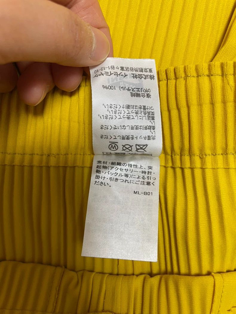 Issey Miyake Issey Miyake size:one size Yellow pleated pants Size 42" / US 20 - 5 Thumbnail
