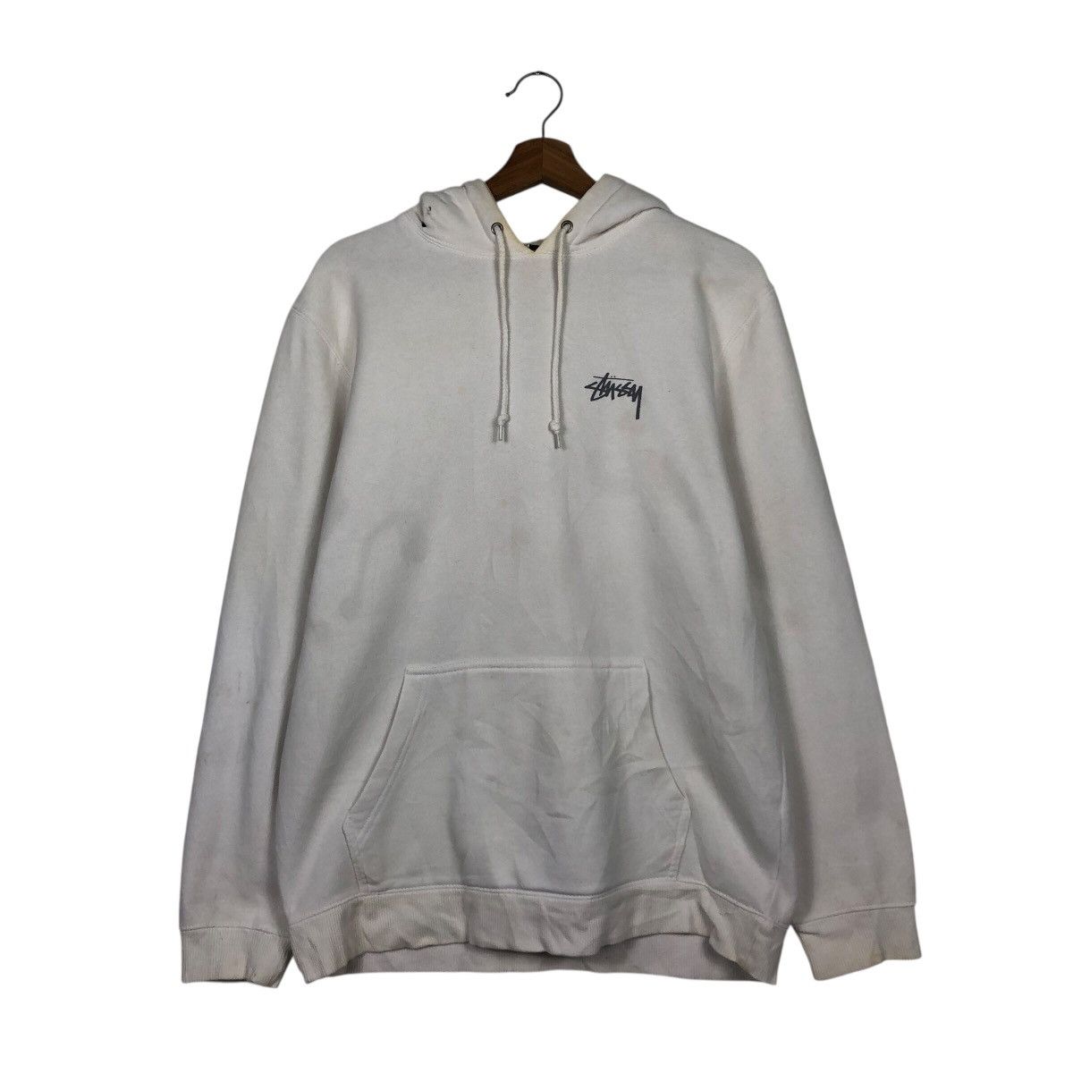 Stussy 📌Vintage Sweatshirt Hoodie Pull Over Stussy Big Logo Size US M / EU 48-50 / 2 - 13 Thumbnail