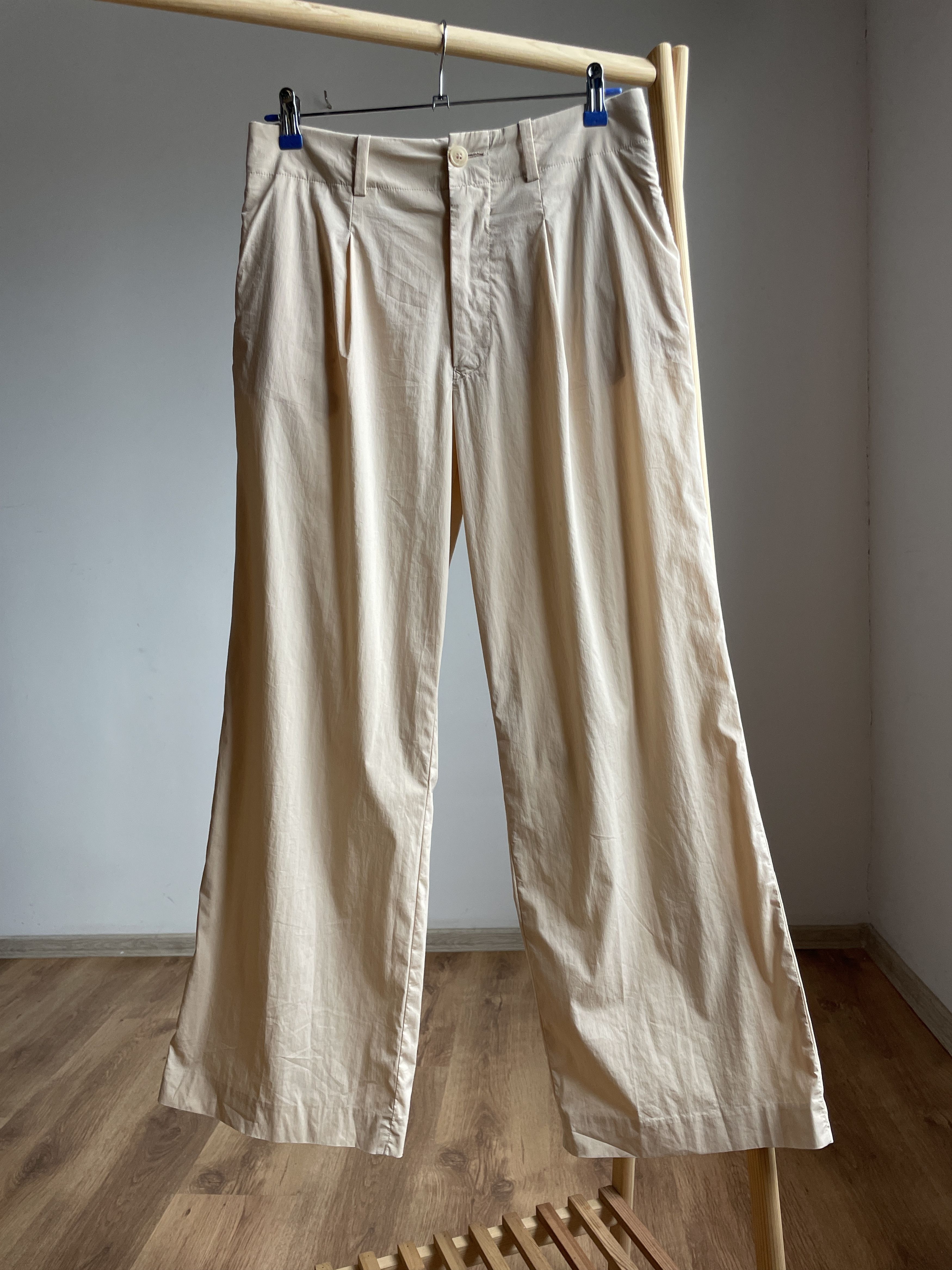 Jil Sander × Uniqlo Uniqlo Jil Sander +J Womens Lighweight Wide Leg Trousers Size 27" / US 4 / IT 40 - 1 Thumbnail