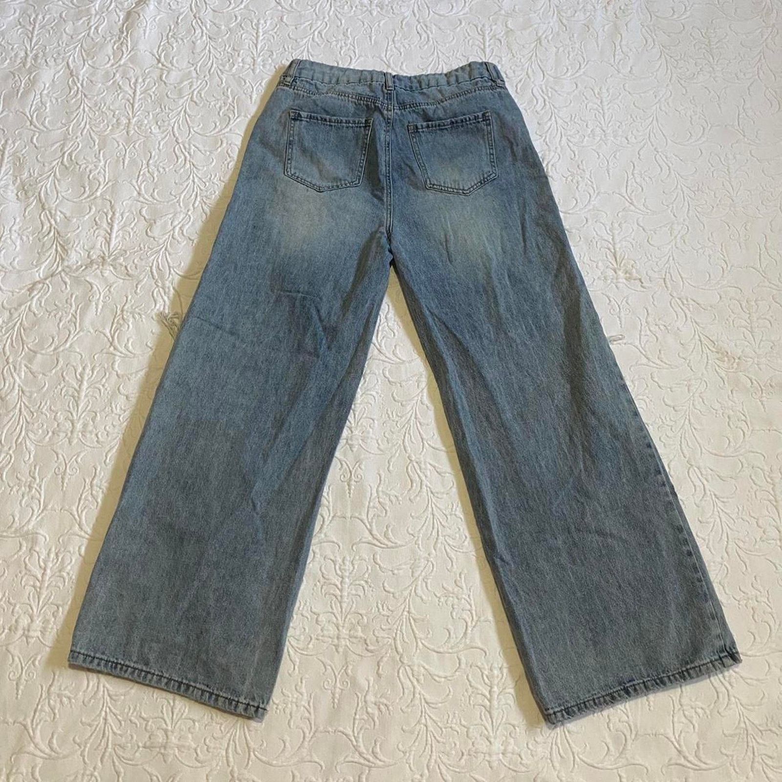 rue21 Wide legged distressed pants Size 34" / US 12 / IT 48 - 8 Thumbnail