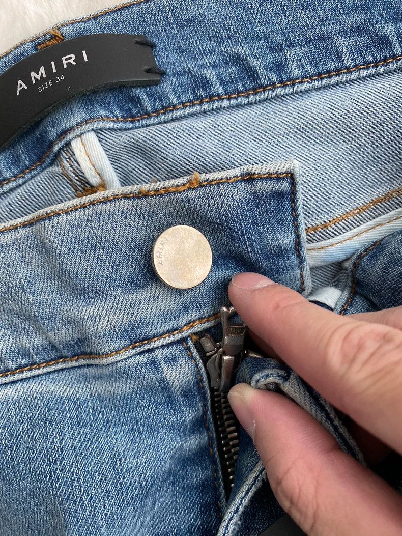 Amiri Amiri Washed Blue MX1 Jean Size US 34 / EU 50 - 7 Thumbnail