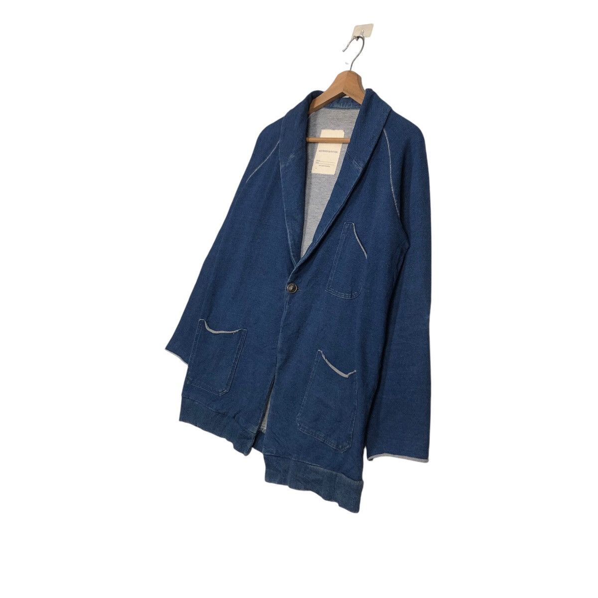 Indigo 📌Vintage Indigo Denim Jacket Worker Westwood 45RPM Size US M / EU 48-50 / 2 - 3 Thumbnail