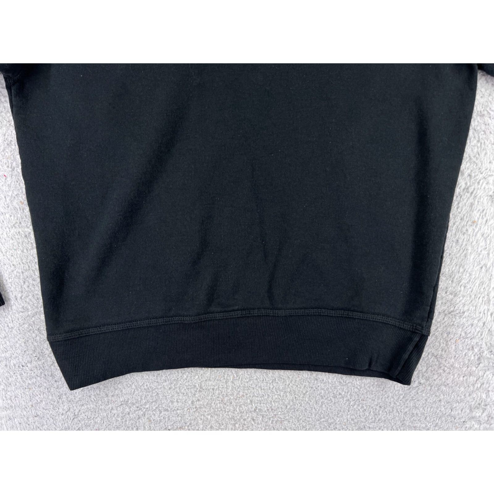 Champion Champion Sweater Adult Medium Black Spellout Cotton Blend Crew Neck Pullover Size US M / EU 48-50 / 2 - 5 Thumbnail