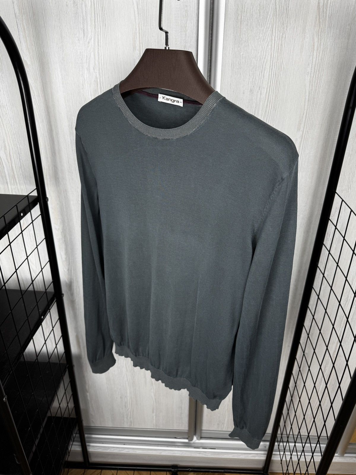 Other Kangra Silk Cotton Washed Ashes Stone Washed Light sweater Size US L / EU 52-54 / 3 - 6 Thumbnail