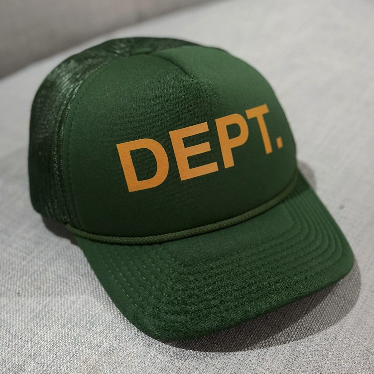 Gallery Dept. Dept trucker hat Kelly Green/Orange shops