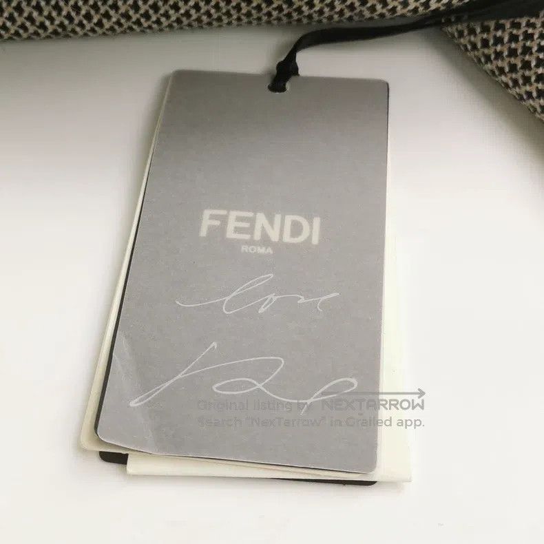 Fendi Fendi Wool houndstooth belted coat Size XS / US 0-2 / IT 36-38 - 4 Thumbnail