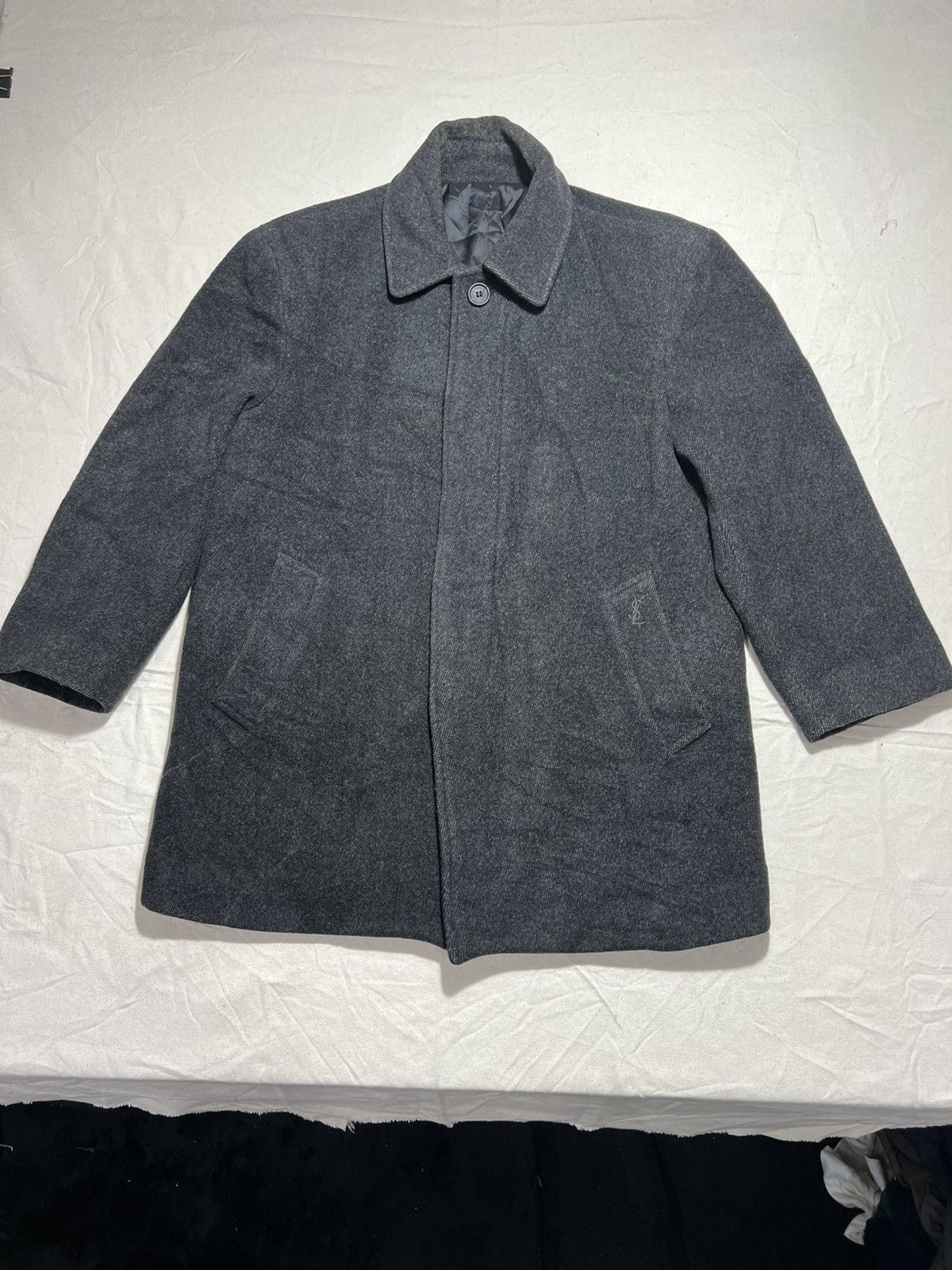Yves Saint Laurent vintage Yves Saint Laurent wool car coat Size US L / EU 52-54 / 3 - 1 Thumbnail